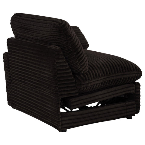 Weston Modular Power Loveseat Chocolate Brown