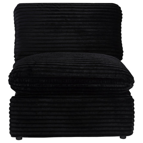 Weston Modular Power Armless Recliner Black