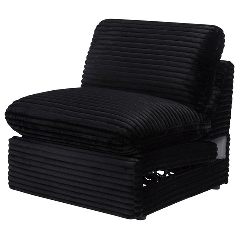 Weston Modular Power Armless Recliner Black