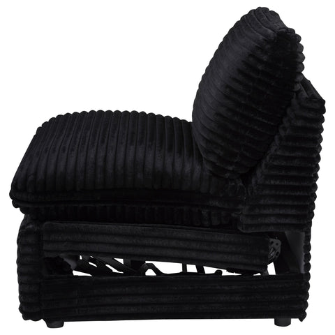Weston Modular Power Armless Recliner Black