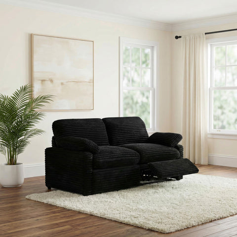 Weston Modular Power Loveseat Black
