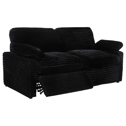 Weston Modular Power Loveseat Black
