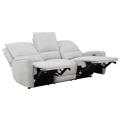 Tasca 2-piece Chenille Power Reclining Sofa Set Dove Grey