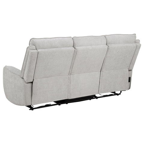 Tasca 2-piece Chenille Power Reclining Sofa Set Dove Grey