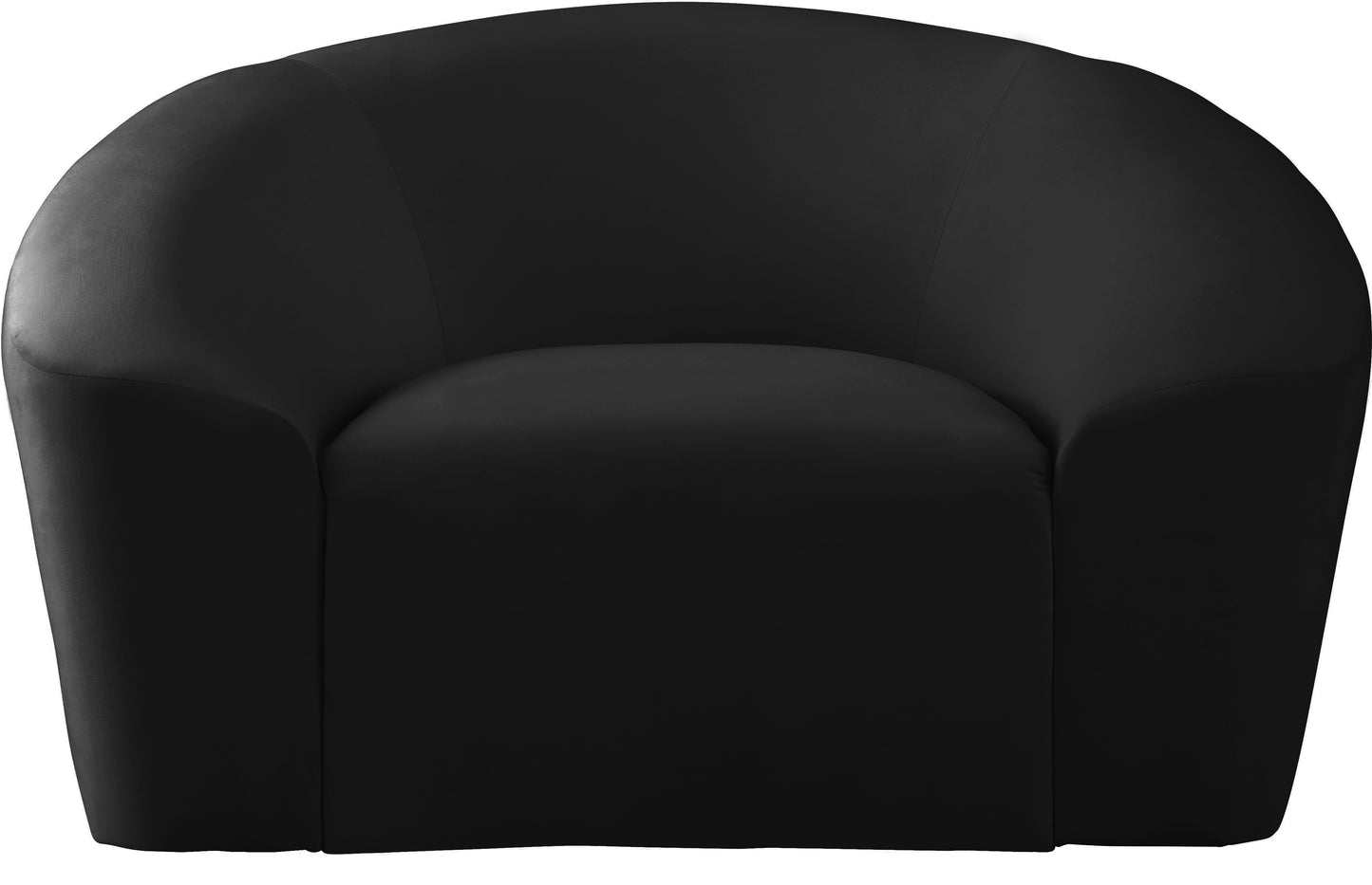 desiree black velvet chair c