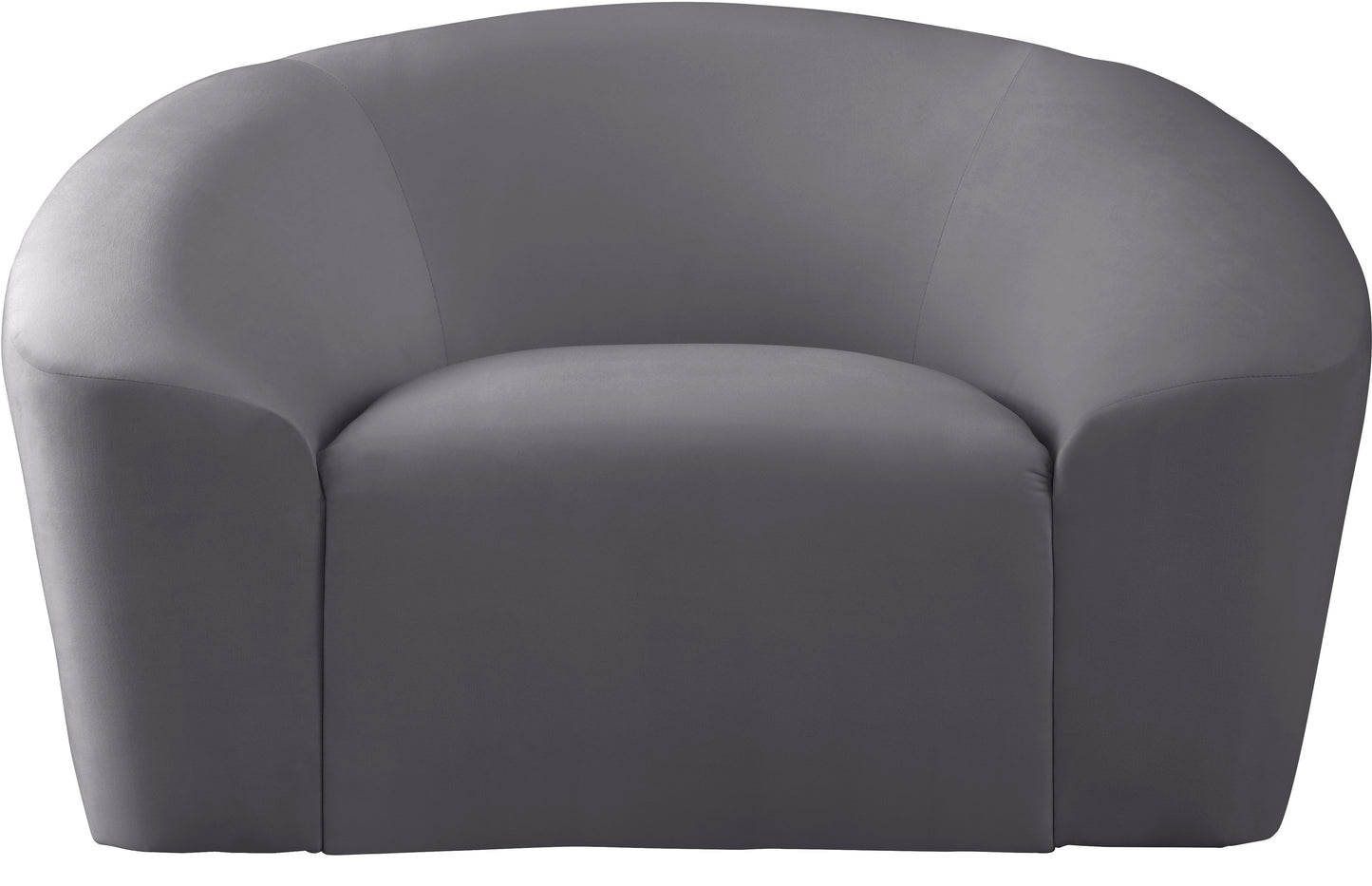 desiree grey velvet chair c