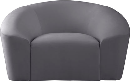 Desiree Grey Velvet Chair C