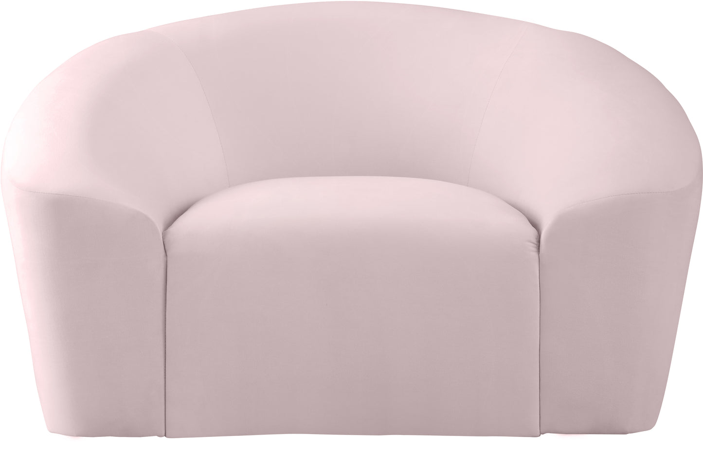 desiree pink velvet chair c