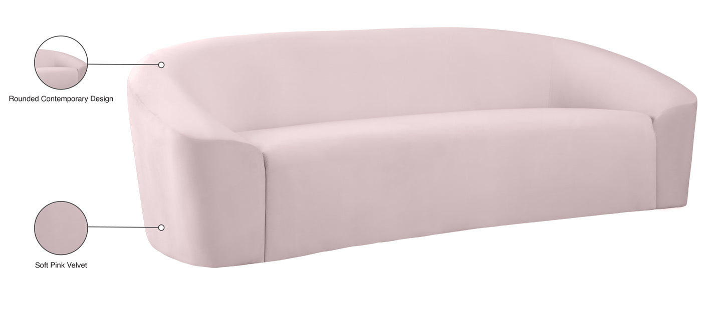 desiree pink velvet sofa s