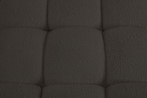 Niya Brown Boucle Fabric Ottoman Ott