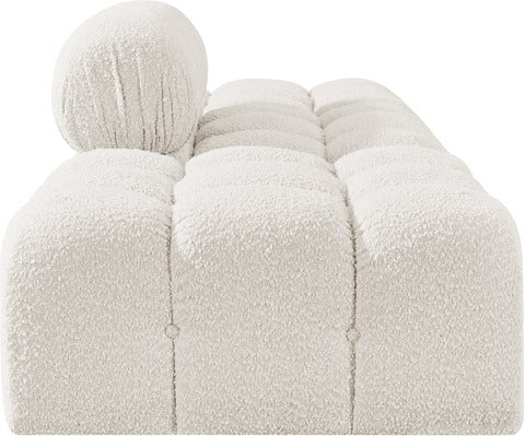 Darcy 102" Cream Boucle Fabric Upholstered Sofa, 3-Piece (Style 2)