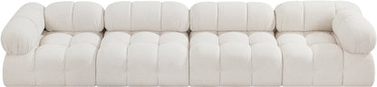 Niya Cream Boucle Fabric Modular Sofa S136A