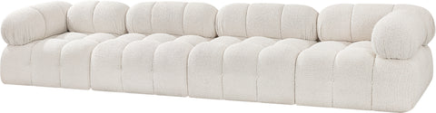 Niya Cream Boucle Fabric Modular Sofa S136A