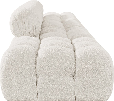 Darcy 170" Cream Boucle Fabric Upholstered Sofa, 5-Piece
