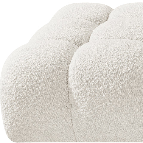 Darcy 170" Cream Boucle Fabric Upholstered Sofa, 5-Piece