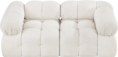 Niya Cream Boucle Fabric Modular Sofa S68A