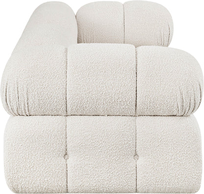 Niya Cream Boucle Fabric Modular Sofa S68A