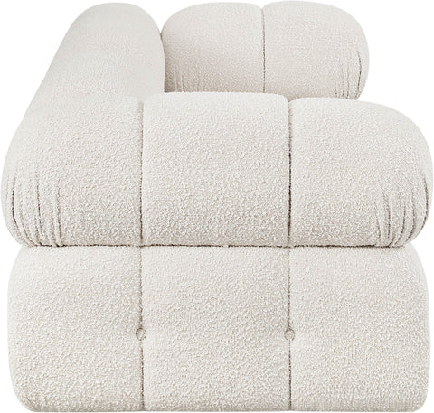 Niya Cream Boucle Fabric Modular Sofa S68A