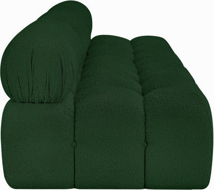 Niya Green Boucle Fabric Modular Sofa S102B