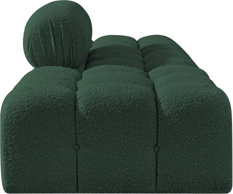 Darcy 102" Green Boucle Fabric Upholstered Sofa, 3-Piece (Style 2)