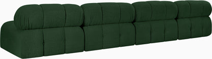 Niya Green Boucle Fabric Modular Sofa S136B