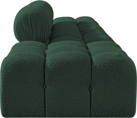 Darcy 136" Green Boucle Fabric Upholstered Sofa, 4-Piece (Style 2)