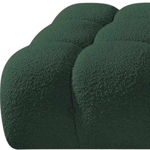 Darcy 136" Green Boucle Fabric Upholstered Sofa, 4-Piece (Style 2)