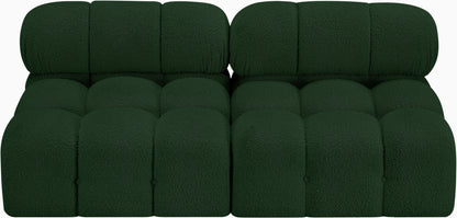 Niya Green Boucle Fabric Modular Sofa S68B