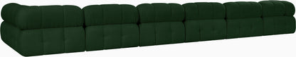 Niya Green Boucle Fabric Modular Sectional Sec7C