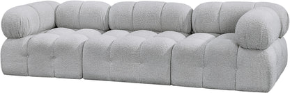 Niya Grey Boucle Fabric Modular Sofa S102A