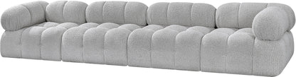 Niya Grey Boucle Fabric Modular Sofa S136A