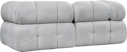 Niya Grey Boucle Fabric Modular Sofa S68A