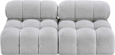 Niya Grey Boucle Fabric Modular Sofa S68B