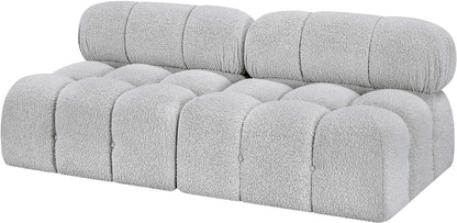 Niya Grey Boucle Fabric Modular Sofa S68B