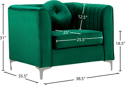 Armani Green Velvet Chair C