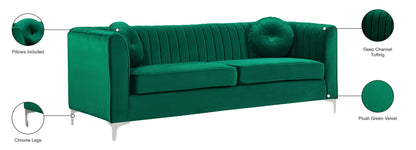 Armani Green Velvet Sofa S