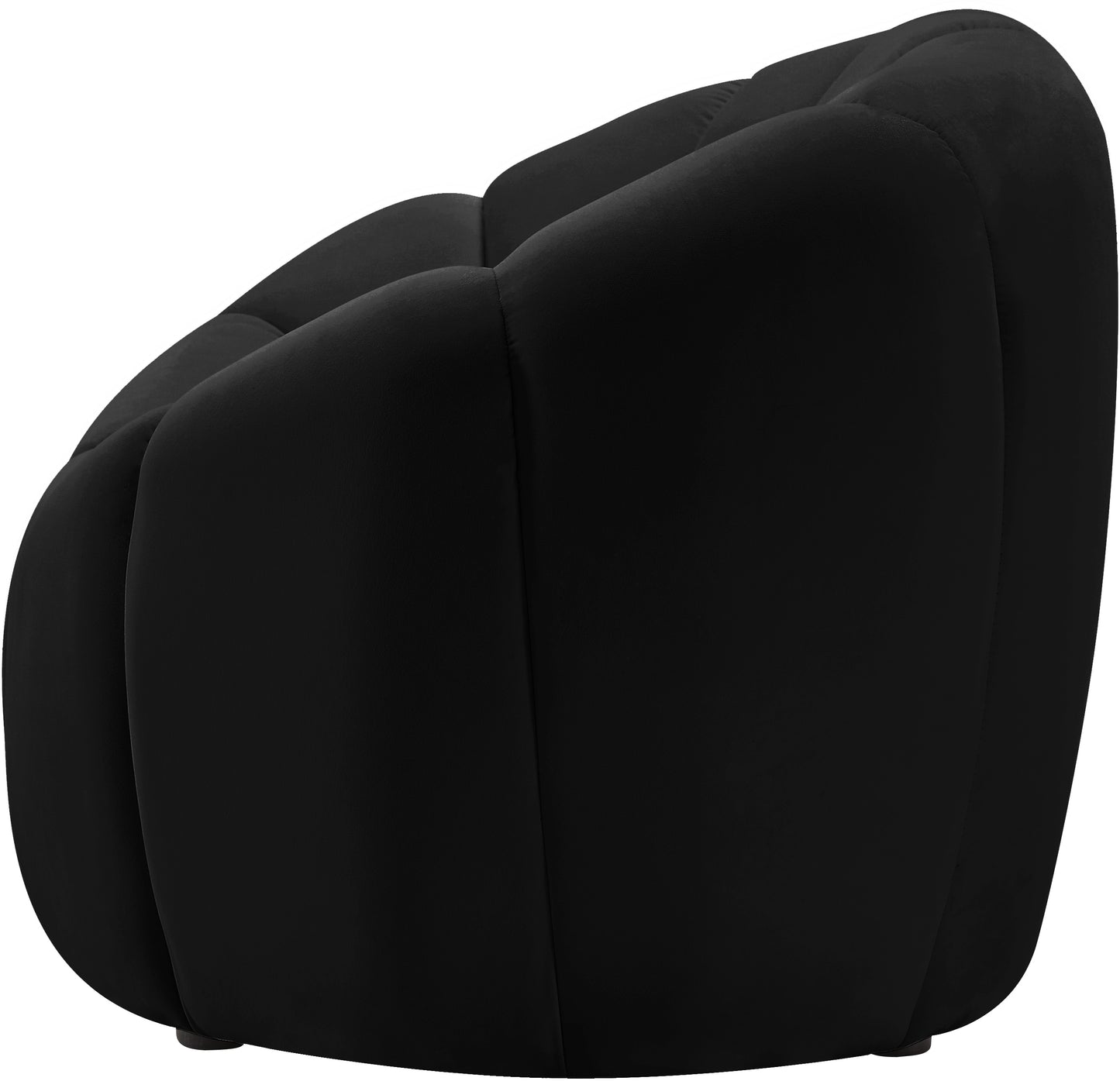 marcello black velvet chair c