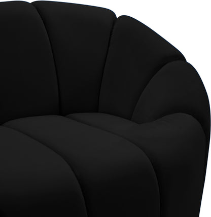 Marcello Black Velvet Chair C