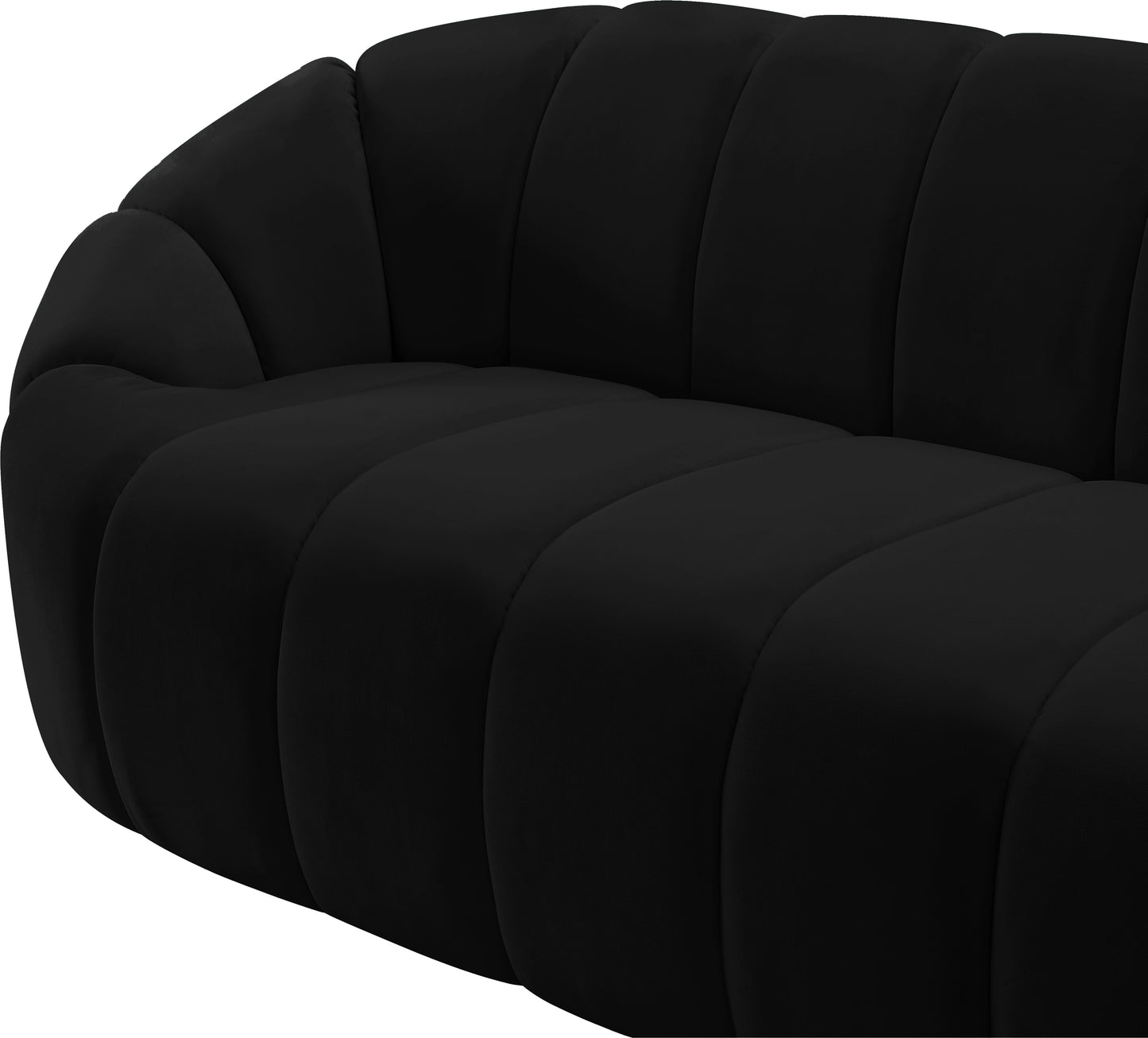 marcello black velvet sofa s