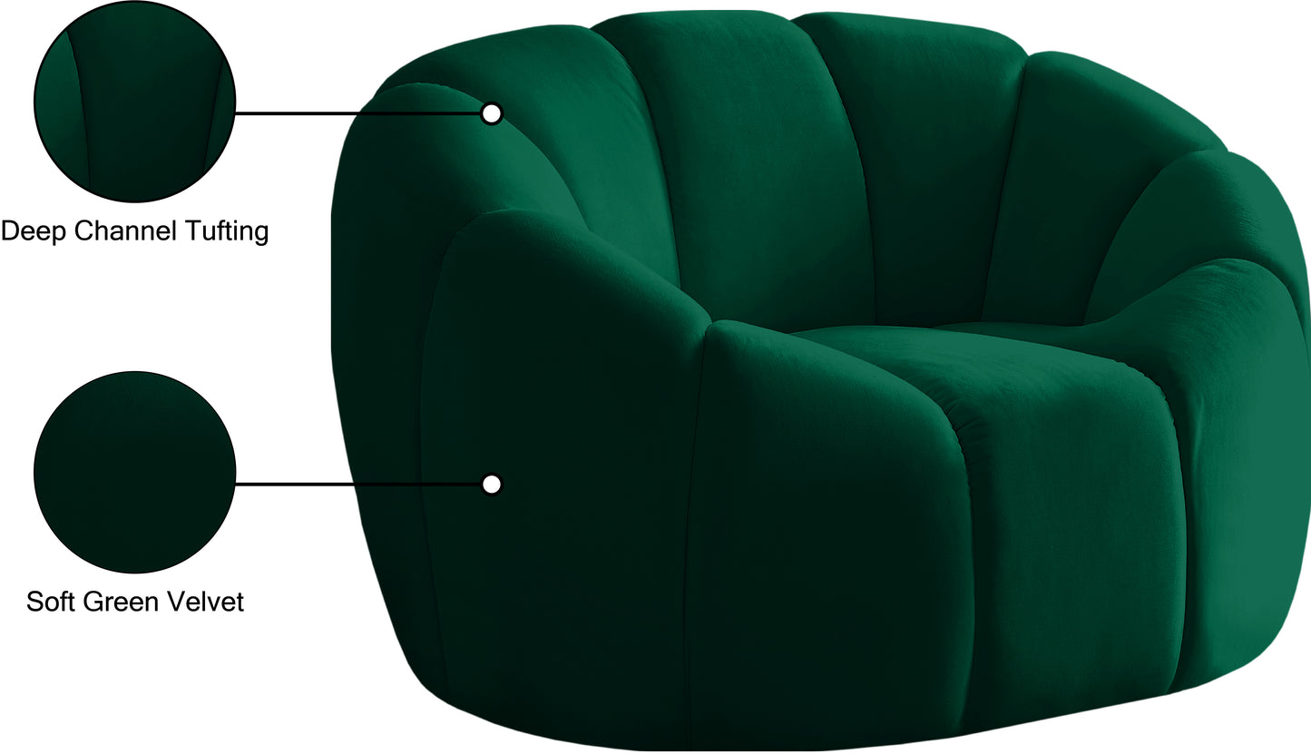 marcello green velvet chair c