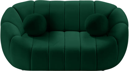 Marcello Green Velvet Loveseat L