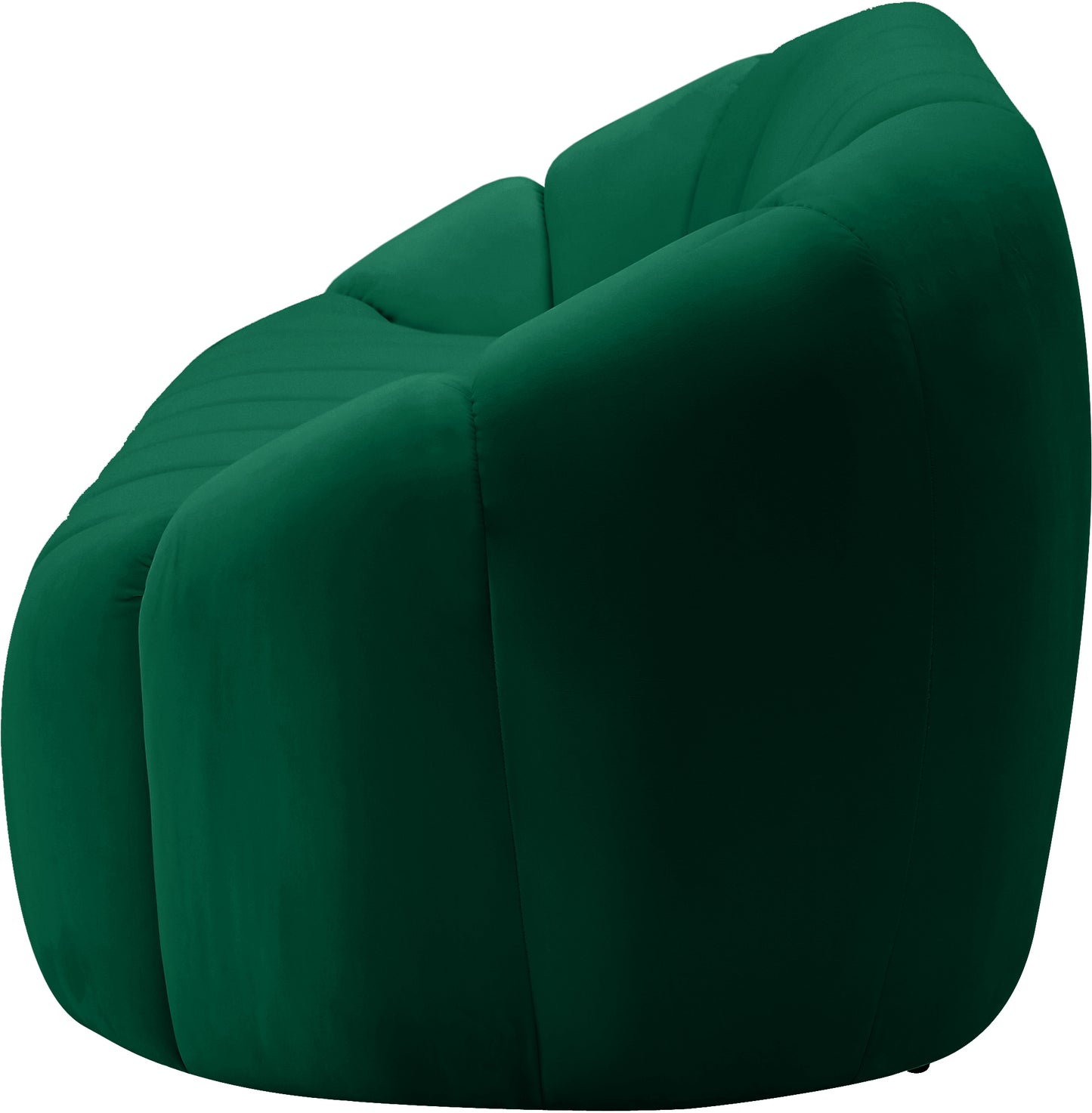 marcello green velvet loveseat l