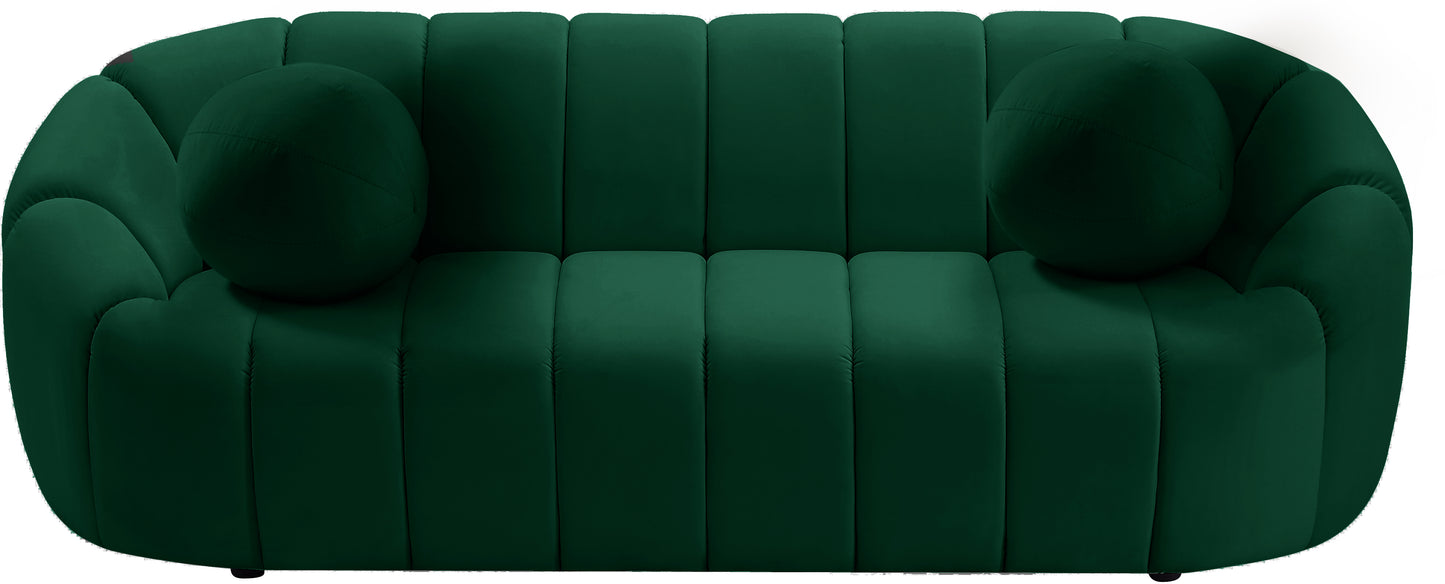 marcello green velvet sofa s