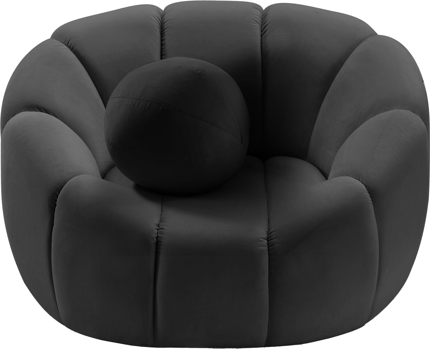 marcello grey velvet chair c