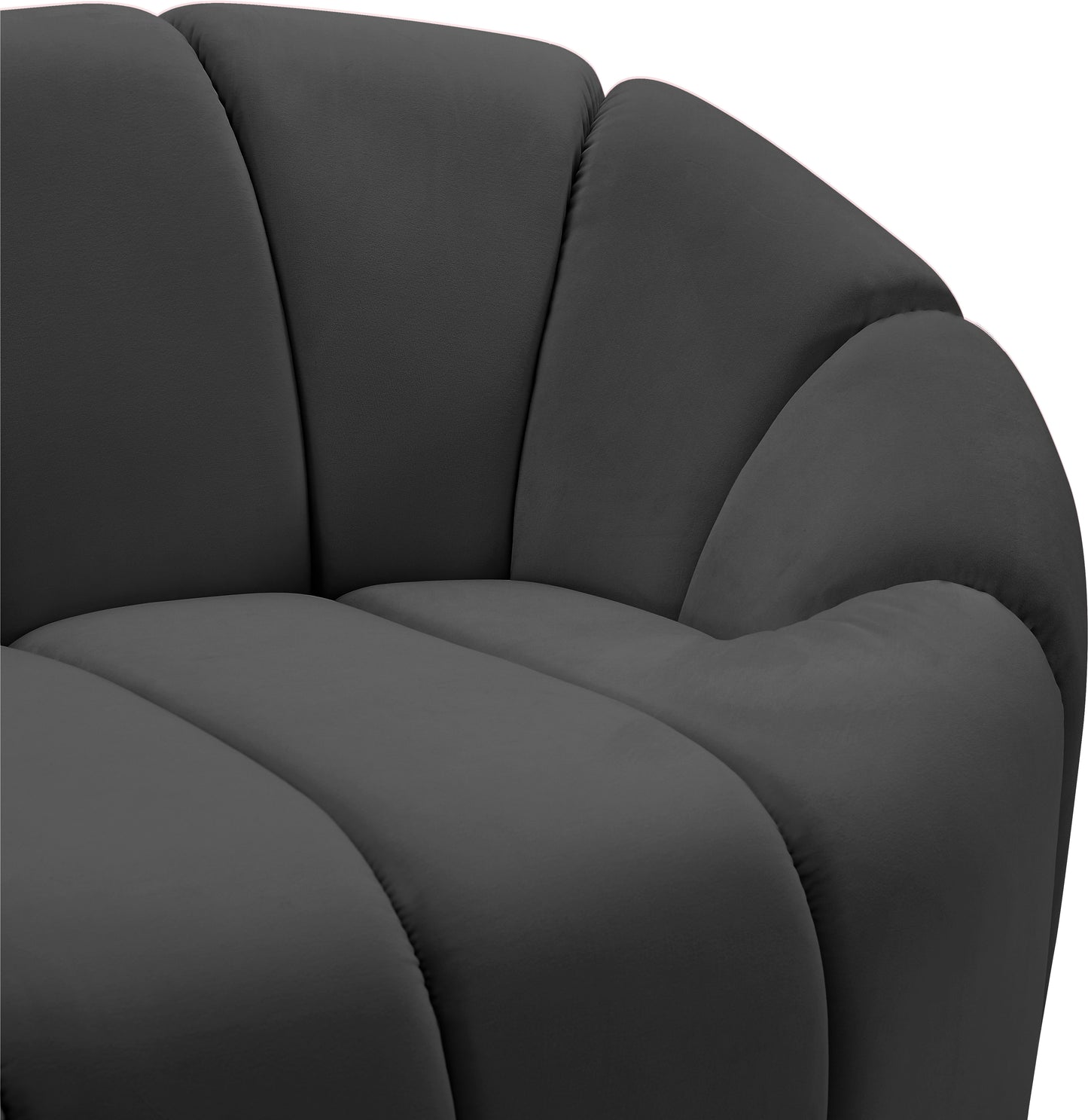 marcello grey velvet chair c