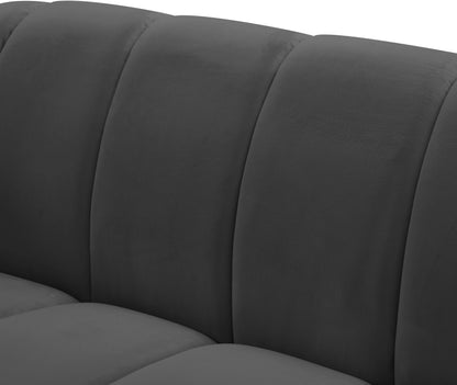 Marcello Grey Velvet Sofa S