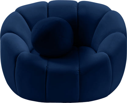 Marcello Navy Velvet Chair C