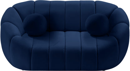 Marcello Navy Velvet Loveseat L