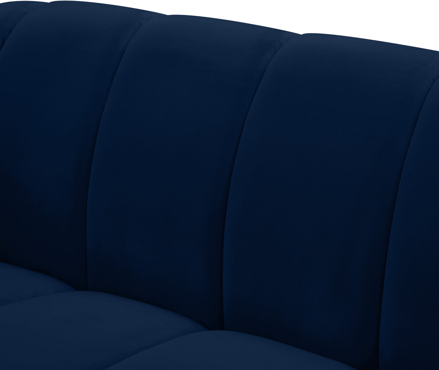 marcello navy velvet loveseat l