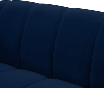 Marcello Navy Velvet Loveseat L